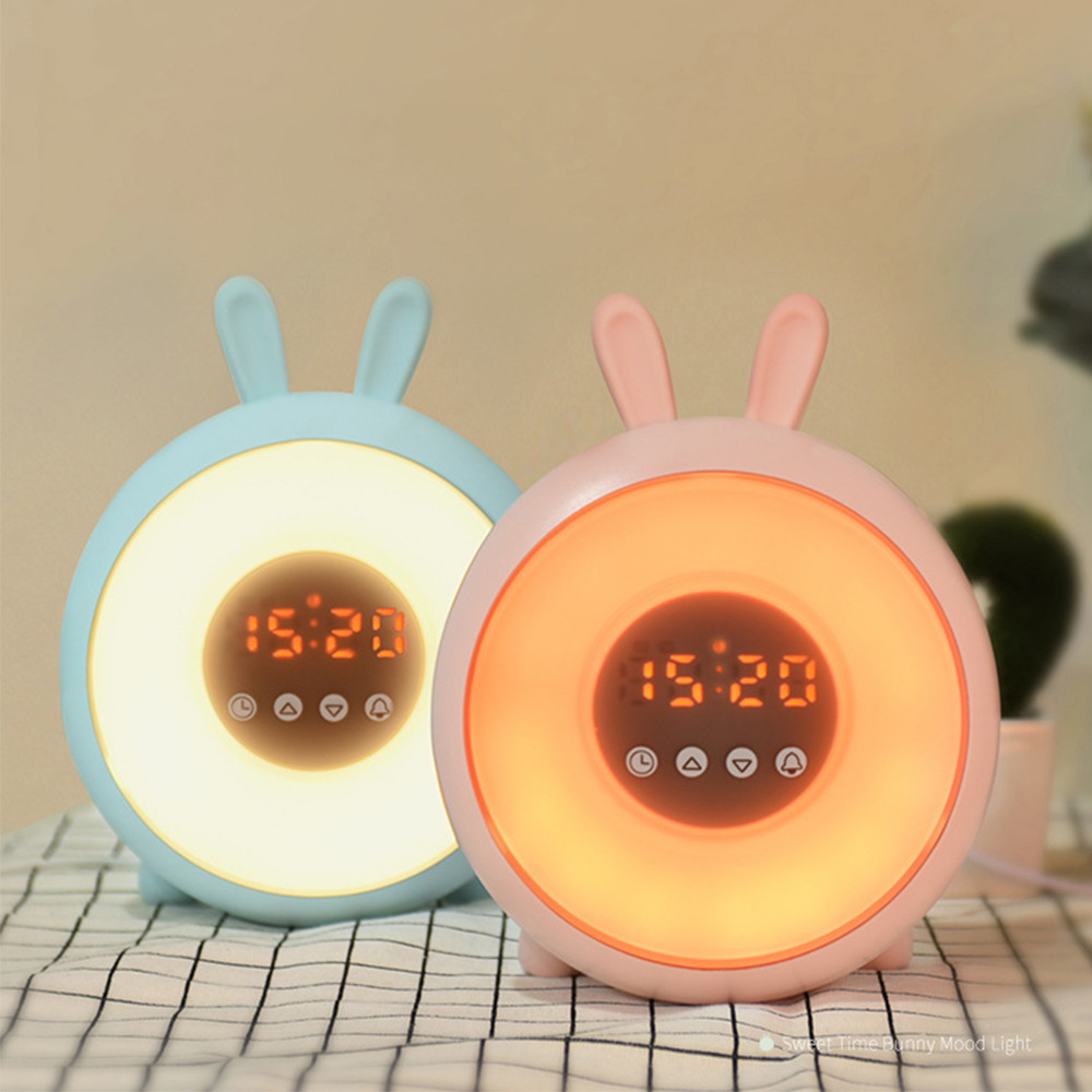 LED Night lamp decorate desk light Alarm Clock 7 colourful holiday creative rechargable bulb for baby bedroom luminar
LED Night lamp decorate desk light Alarm Clock 7 colourful holiday creative rechargable bulb for baby bedroom luminar