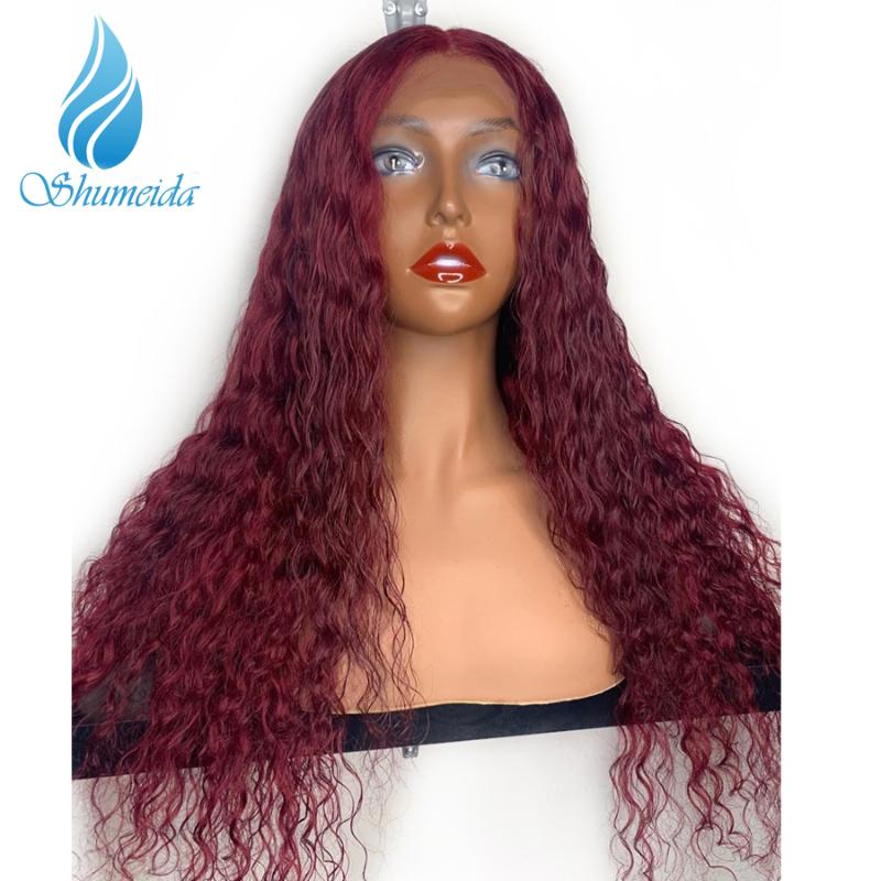 SMD 13*6 Curly Lace Front Wig with Baby Hair Pure 99j# Color Curly Glueless Lace Human Hair Wigs Pre Plucked Brazilian Remy, As pic
SMD 13*6 Curly Lace Front Wig with Baby Hair Pure 99j# Color Curly Glueless Lace Human Hair Wigs Pre Plucked Brazilian Remy, As pic