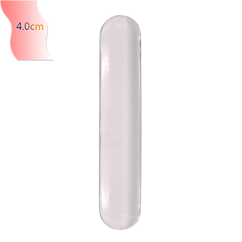Smooth and rounded double big glass dildo rod glass anal dildo plug sex toys for woman lesbian sex shop dildos for men gay Y200422