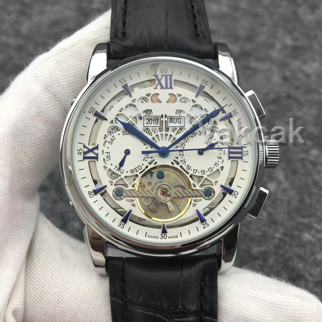 Brown Leather Top Fashion Mechanical Mens Stainless Steel Gold Automatic Movement Watch Sports mens watches Wristwatches
Brown Leather Top Fashion Mechanical Mens Stainless Steel Gold Automatic Movement Watch Sports mens watches Wristwatches