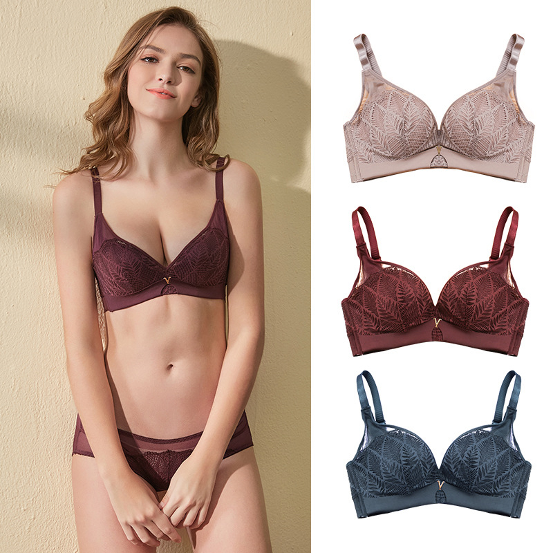 Bras Sets Sexy French Lace Thin Cup ABC Lifting Fine Tuning Side Receive Bra Set No Steel Ladies Push Up Underwear, Single bra black 
Bras Sets Sexy French Lace Thin Cup ABC Lifting Fine Tuning Side Receive Bra Set No Steel Ladies Push Up Underwear, Single bra black
