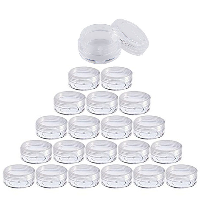 2g 3g 5g Portable Plastic Cosmetic Empty Jars Clear Bottles Eyeshadow Makeup Cream Lip Balm Container Pots
2g 3g 5g Portable Plastic Cosmetic Empty Jars Clear Bottles Eyeshadow Makeup Cream Lip Balm Container Pots