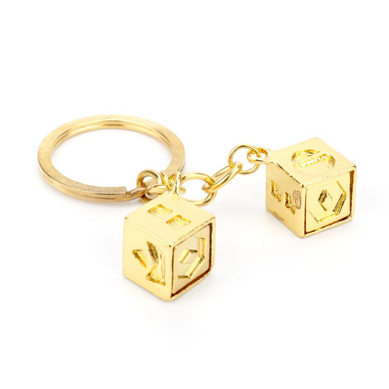 dongsheng Lucky DKeychain Pendant Key Chain for Women Men Fans Car Keyring Jewelry-50