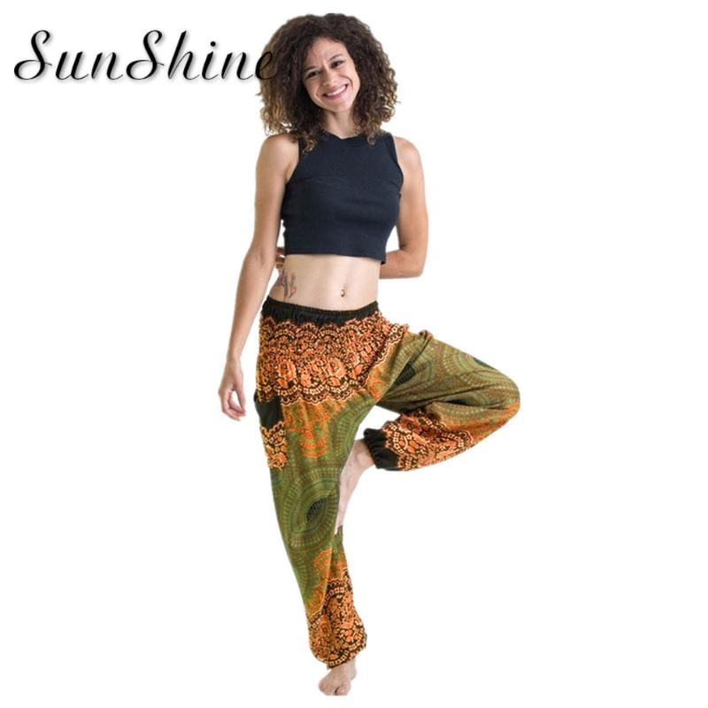 Men Women Yoga Pants Wide Leg Fluffy Flare Yoga Pants Thai Harem Trousers Boho Festival Hippy Smock High Waist Sport Mujer, Green 
Men Women Yoga Pants Wide Leg Fluffy Flare Yoga Pants Thai Harem Trousers Boho Festival Hippy Smock High Waist Sport Mujer, Green