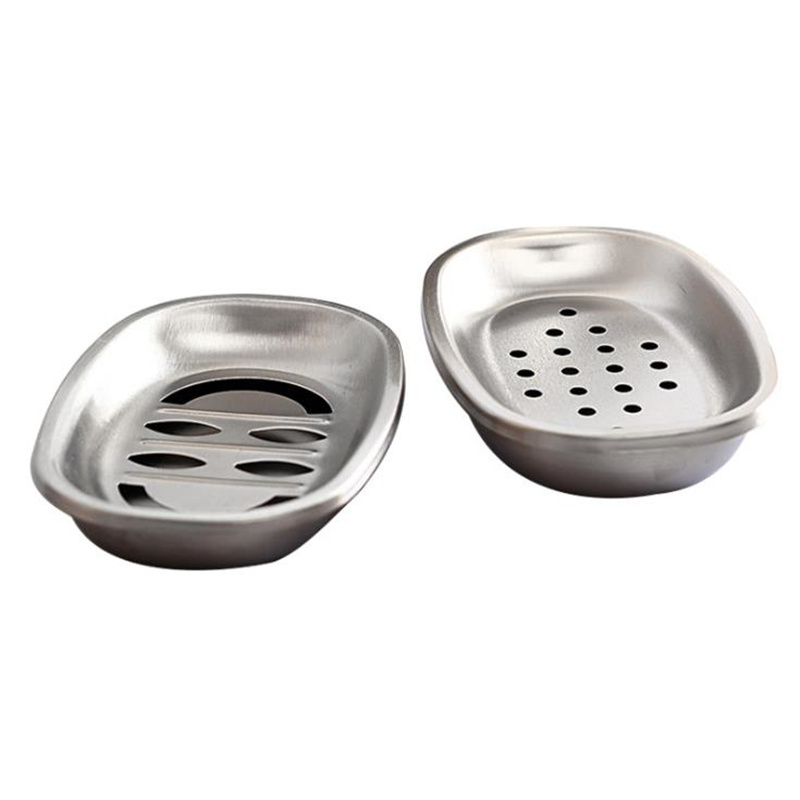 High Quality Stainless Steel Soap Stand Holder Functional Bathroom Stainless Soap Dishs Tray Box Fast Shipping F2421