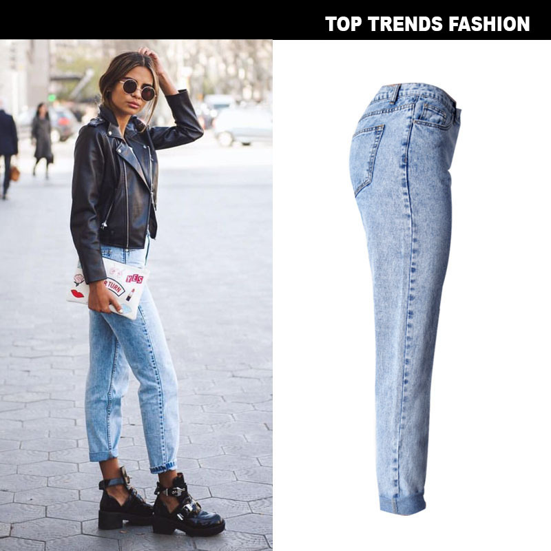 Blue High Waist Mom 80s Jeans Casual Straight-led Denim for Ladies jeans femme 2020, 4#
Blue High Waist Mom 80s Jeans Casual Straight-led Denim for Ladies jeans femme 2020, 4#