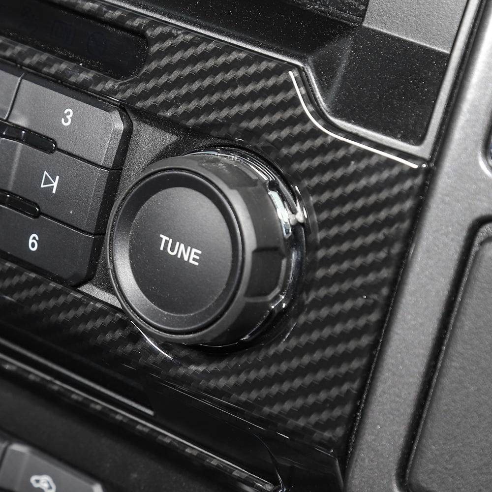 Central Control Volume Adjustment Panel ABS Decoration Covers For Ford F150 Car styling Interior Accessories