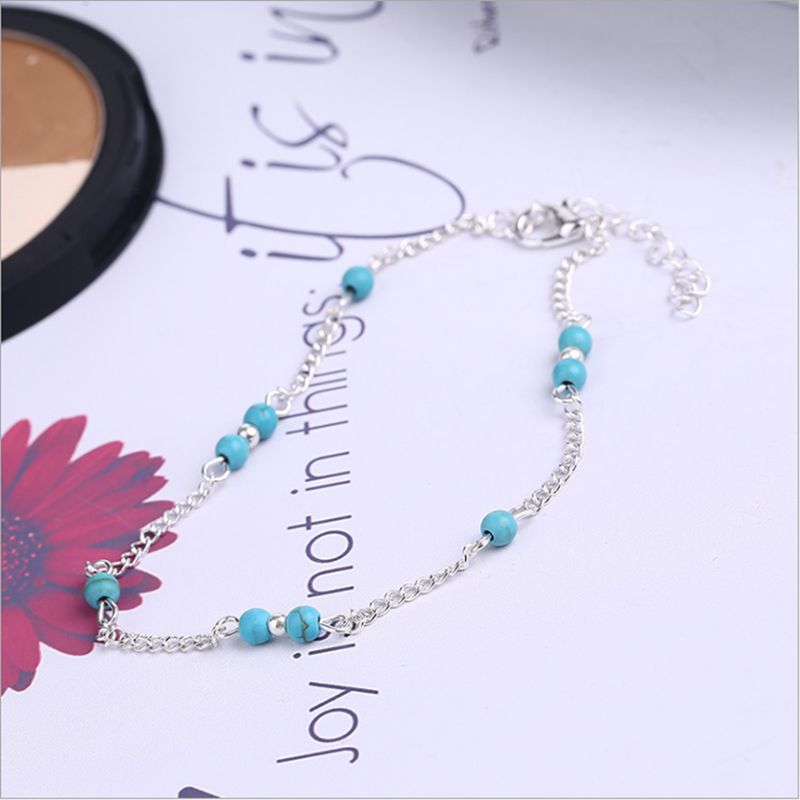 European and American retro anklet conch starfish bead anklet female beach anklet