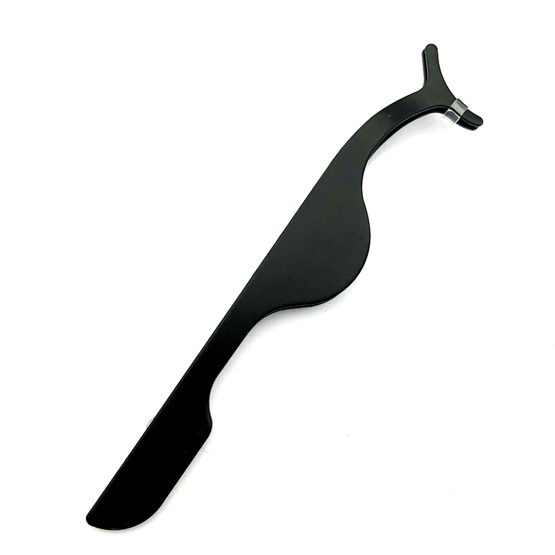Tamax 1pc False Eyelash curler Tweezers Fake Eye Lash Extension Applicator Nipper Auxiliary Clip Clamp Makeup Tools