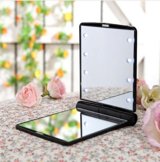 3PCS/LOT Fashion Women Ladies Make Up Mirror Cosmetic Folding Portable Compact Pocket with 8 LED Lights Makeup Tool Nice Gift
3PCS/LOT Fashion Women Ladies Make Up Mirror Cosmetic Folding Portable Compact Pocket with 8 LED Lights Makeup Tool Nice Gift