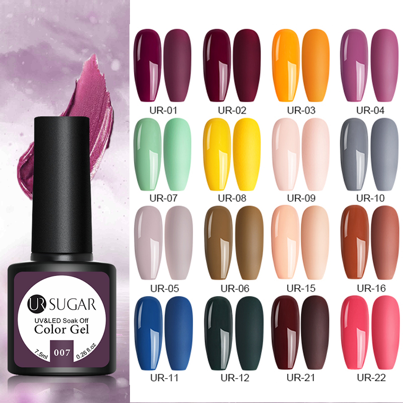 UR SUGAR Gel Nail Polish Pure-Color Semi Permanent Base top Need UV LED lamp For Manicures Varnish Paint Hybrid Spring Nail gel, 064
UR SUGAR Gel Nail Polish Pure-Color Semi Permanent Base top Need UV LED lamp For Manicures Varnish Paint Hybrid Spring Nail gel, 064