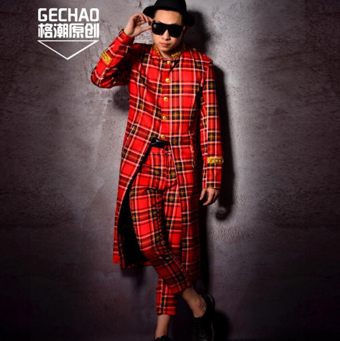 red lattice jacket men clothes mens jackets long coats singer stage jaqueta masculina chaqueta hombre casaco masculino dance, Only pants
red lattice jacket men clothes mens jackets long coats singer stage jaqueta masculina chaqueta hombre casaco masculino dance, Only pants