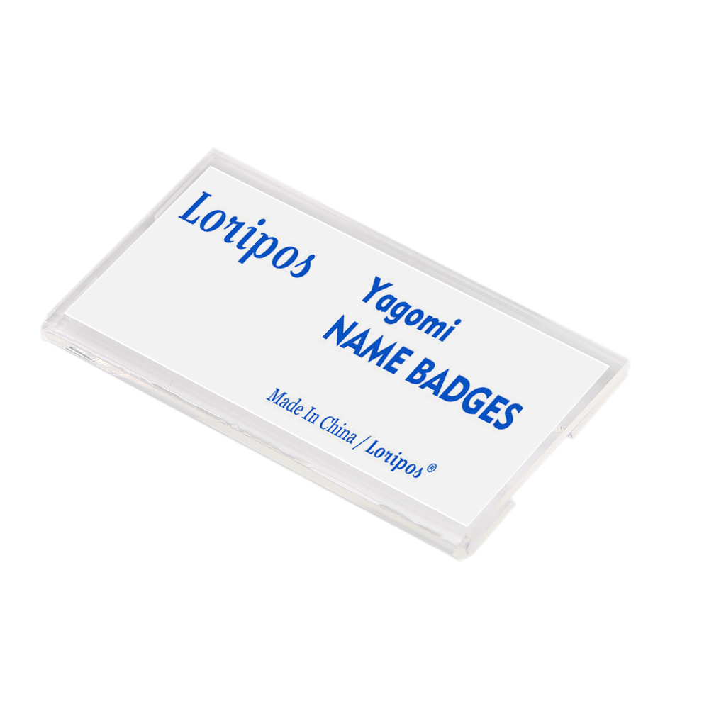 Pin-on Acrylic Holder For Id Card, Identification Name Plate Id Card Tag Safety Pins Plastic Conference Name Badge Pin On Holder
Pin-on Acrylic Holder For Id Card, Identification Name Plate Id Card Tag Safety Pins Plastic Conference Name Badge Pin On Holder