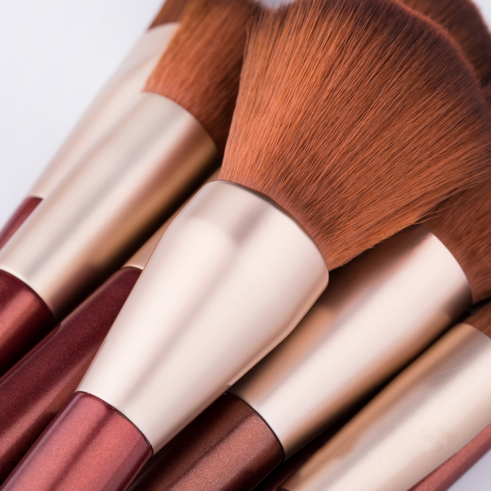 Professional 16pcs Makeup Brushes Set Soft Hair wood Handle Lips Make up Brush for Blender Kabuki Eyebrow Comb Eyeshadow Kit Tool with Bag