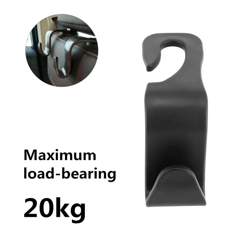 Update Car Auto Back Seat Hanger Portable Purse Bag Hanging Holder Mount Storage Hook Fastener Clip Interior Accessories