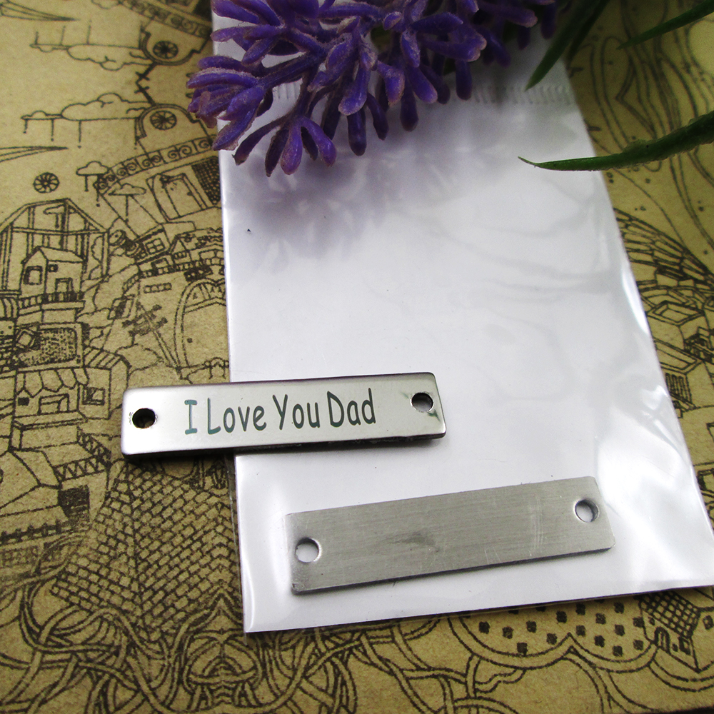 40pcs--"I love you dad Connector"stainless steel charms more style for choosing DIY Charms pendants for necklace
40pcs--"I love you dad Connector"stainless steel charms more style for choosing DIY Charms pendants for necklace