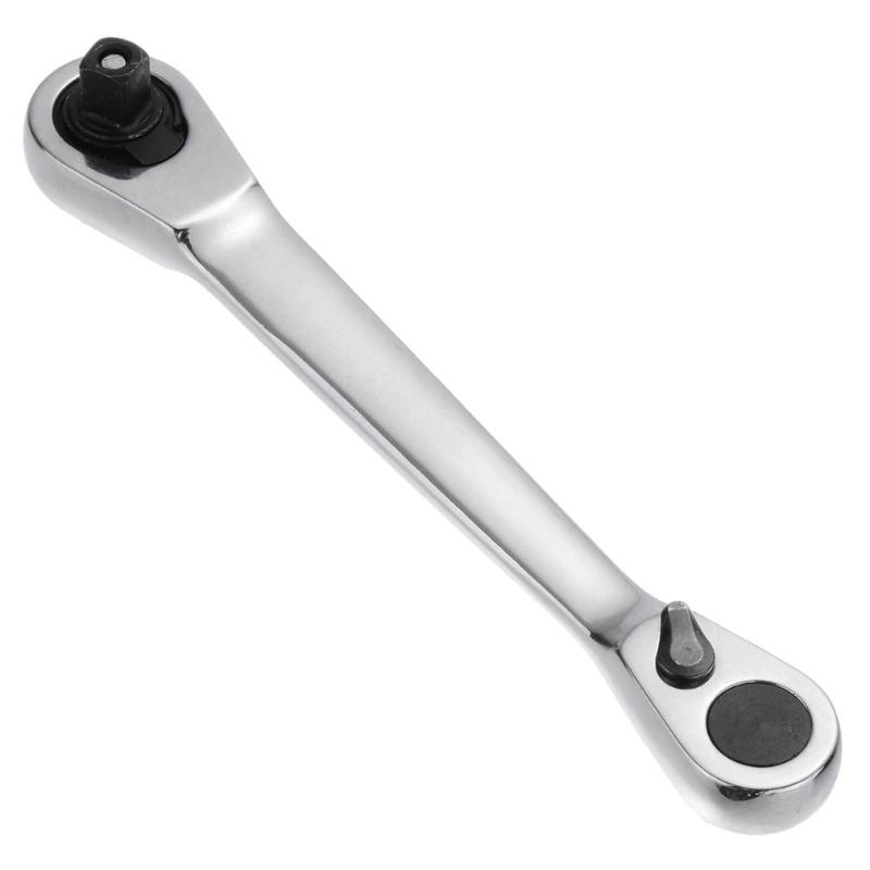 Mini 72-Tooth Ratchet Socket Wrench 1/4 Hex Bit Socket Wrench Spanner Bit Driver Screwdriver Repair Tool Hand Tool 1 Piece
Mini 72-Tooth Ratchet Socket Wrench 1/4 Hex Bit Socket Wrench Spanner Bit Driver Screwdriver Repair Tool Hand Tool 1 Piece