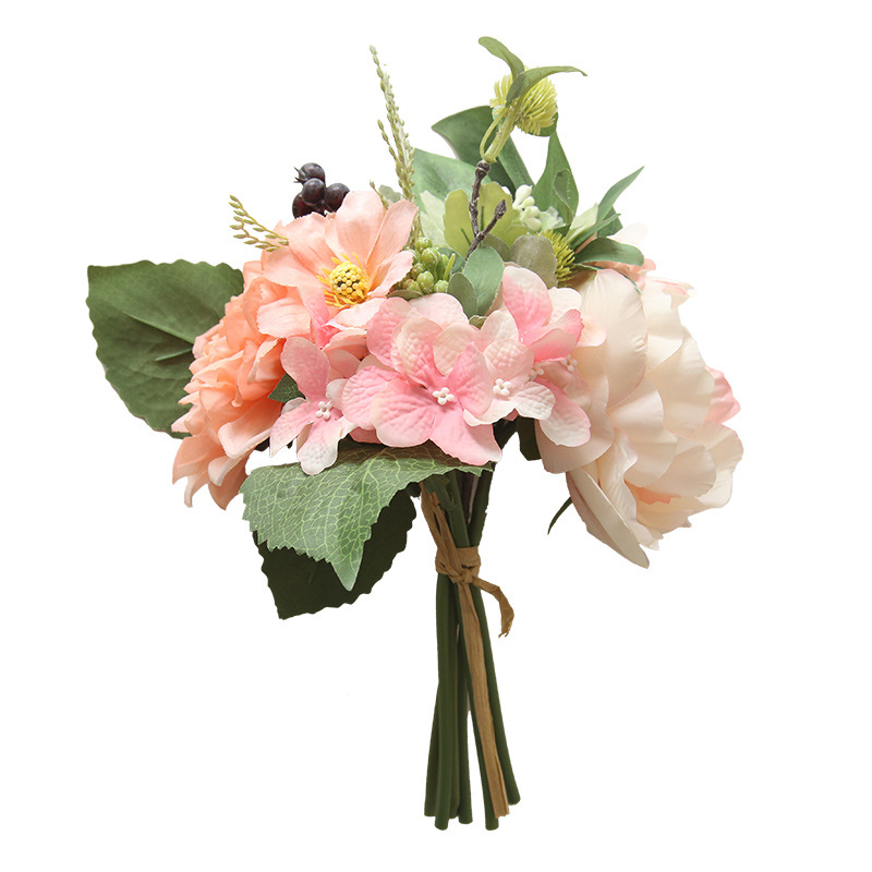 Berry Dahlias With Peonies Peony Rose Artificial Flower Bouquet Column Pillar Bride Holding Floer Home Wedding Car Decoration, Light blue
Berry Dahlias With Peonies Peony Rose Artificial Flower Bouquet Column Pillar Bride Holding Floer Home Wedding Car Decoration, Light blue