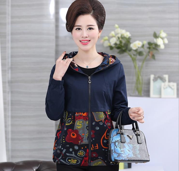 Mother Clothing Middle-aged Women Coats And Jackets 2020 Spring Long Sleeve Slim Plus Size Clothes Mother Gift Jaquetas Feminina, Blue
Mother Clothing Middle-aged Women Coats And Jackets 2020 Spring Long Sleeve Slim Plus Size Clothes Mother Gift Jaquetas Feminina, Blue