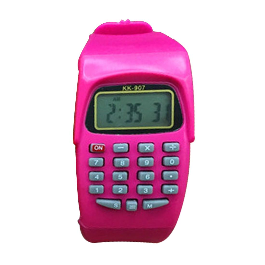 Fashion Digital Calculator With LED Watch Function Casual Silicone Sports For Kids Multifunction Calculating1228655