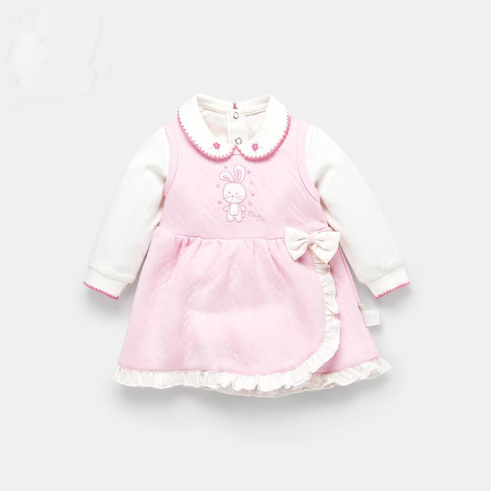 Spring and autumn models white rabbit baby sweater vest princess baby outerwear, Pink
Spring and autumn models white rabbit baby sweater vest princess baby outerwear, Pink