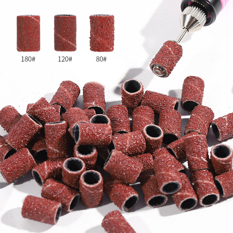 NAD002 100pcs Mounted Cylindrical Grinding round Heads Abrasive Sleeves Sanding Bands For Nail Drill bites Manicure Tools
NAD002 100pcs Mounted Cylindrical Grinding round Heads Abrasive Sleeves Sanding Bands For Nail Drill bites Manicure Tools