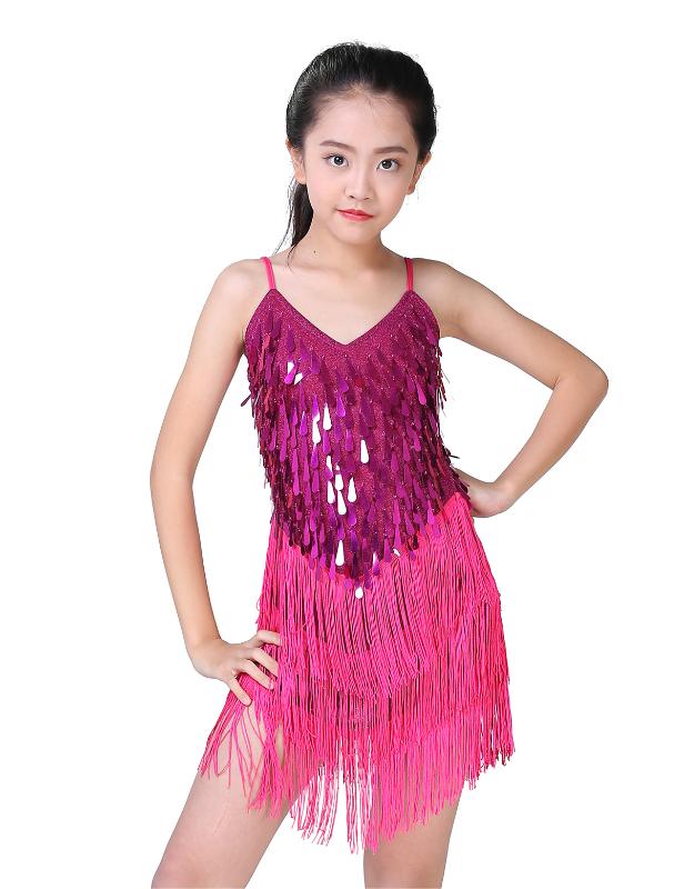 Sequins Kids Girls Ballet Dance Ballerina Dresses Tassel Skirt Latin Dance Costumes Salsa Ballet Tango Rumba Ballroom Dancewear, Blue
Sequins Kids Girls Ballet Dance Ballerina Dresses Tassel Skirt Latin Dance Costumes Salsa Ballet Tango Rumba Ballroom Dancewear, Blue