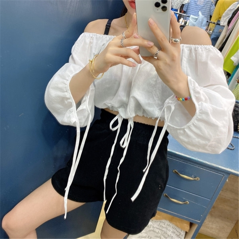 Ins Korean Style Loose Chic Fashionable Solid Slash Neck Lantern Sleeves Casual Adjustable Comfort Hot Shirts Multi Colors, Black
Ins Korean Style Loose Chic Fashionable Solid Slash Neck Lantern Sleeves Casual Adjustable Comfort Hot Shirts Multi Colors, Black