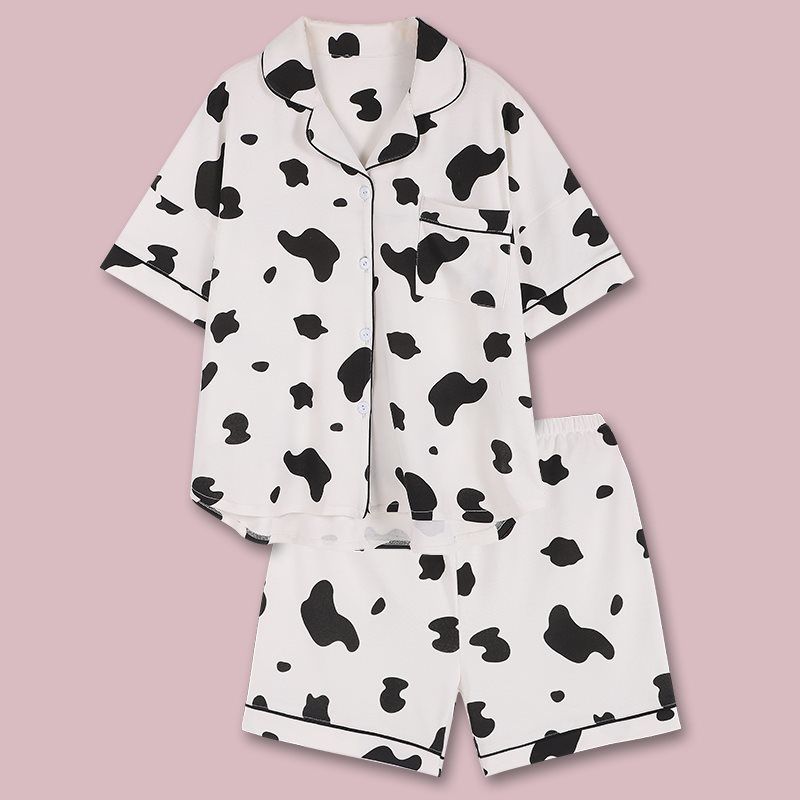 QWEEK Cow Print Pajamas for Women Nightie Pijamas Home Clothes for Women Pyjama Femme 2020 Cotton Nightgowns Summer
QWEEK Cow Print Pajamas for Women Nightie Pijamas Home Clothes for Women Pyjama Femme 2020 Cotton Nightgowns Summer