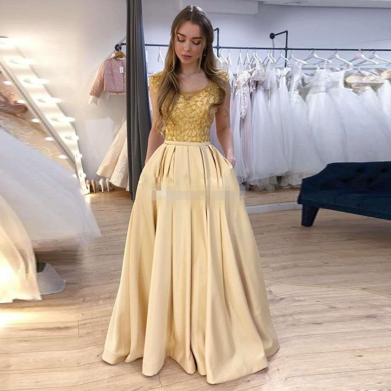 New Prom Evening Dresses Scoop Sleeveless Sweep Train Long Stain Party Dresses Formal Gowns Vestido Robe De Bal Customized A90, Light sky blue
New Prom Evening Dresses Scoop Sleeveless Sweep Train Long Stain Party Dresses Formal Gowns Vestido Robe De Bal Customized A90, Light sky blue