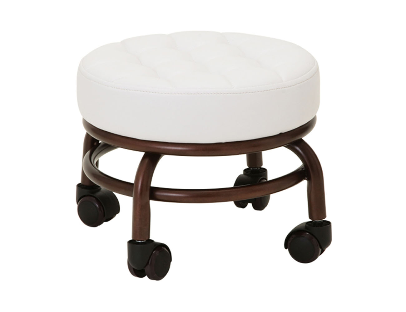 Elitzia Pedicure Foot Stool Beauty Salon SPA Foot Bath Footstool Two Color Optional Thick Support Seat Quality Wheels ET28499