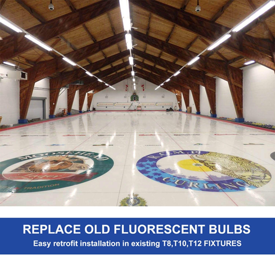 T8 8ft LED Light Tube,FA8 Single Pin Base,8ft 6000K White,45W,Dual-Ended Power,50-Pack AC100-305V US Stock