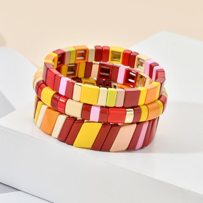 Charm Bracelets Friends Gift Tennis Bohemian Bracelet Handmade Friendship Stackable Enamel Tile Bangles For Women Gifts
Charm Bracelets Friends Gift Tennis Bohemian Bracelet Handmade Friendship Stackable Enamel Tile Bangles For Women Gifts