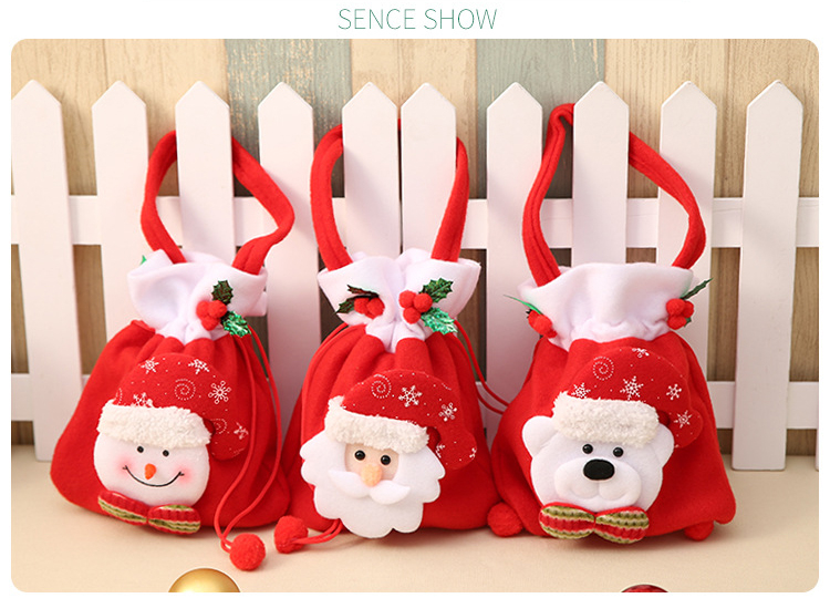Fashion Christmas Gift Santa style Christmas Decoration Christmas Wedding Candy Bags Lovely Gifts Xmas Bag For Children FJ410
Fashion Christmas Gift Santa style Christmas Decoration Christmas Wedding Candy Bags Lovely Gifts Xmas Bag For Children FJ410
