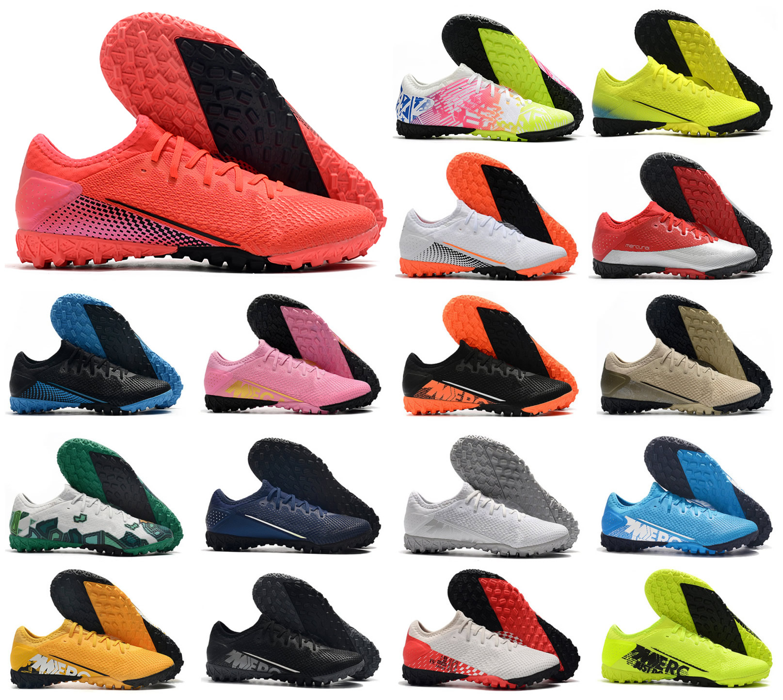 Mens Va pors XIII 13 Pro TF Turf Indoor CR7 Cristiano Ronaldo Neymar Jr. NJR Soccer Football Shoes Cleats Boots US6.5-11
Mens Va pors XIII 13 Pro TF Turf Indoor CR7 Cristiano Ronaldo Neymar Jr. NJR Soccer Football Shoes Cleats Boots US6.5-11