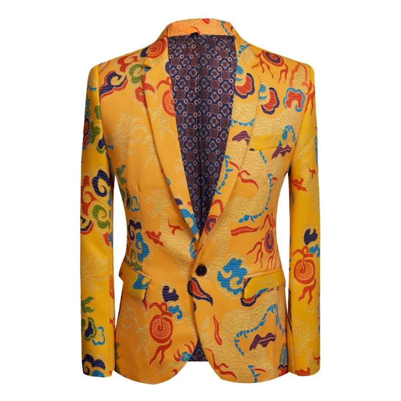 Casual Men Blazer Luxury 2020 Spring Slim One Button Coat Banquet Gala Dress Performance Men Blazer Slim fit Floral Suit Jacket, 22
Casual Men Blazer Luxury 2020 Spring Slim One Button Coat Banquet Gala Dress Performance Men Blazer Slim fit Floral Suit Jacket, 22