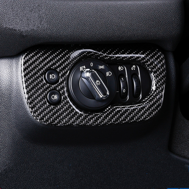Black Carbon Fiber Car Headlight Switch Panel Cover Frame Sticker Trim Case For Mini Cooper Clubman F54 2015 2016 2017 2018
Black Carbon Fiber Car Headlight Switch Panel Cover Frame Sticker Trim Case For Mini Cooper Clubman F54 2015 2016 2017 2018