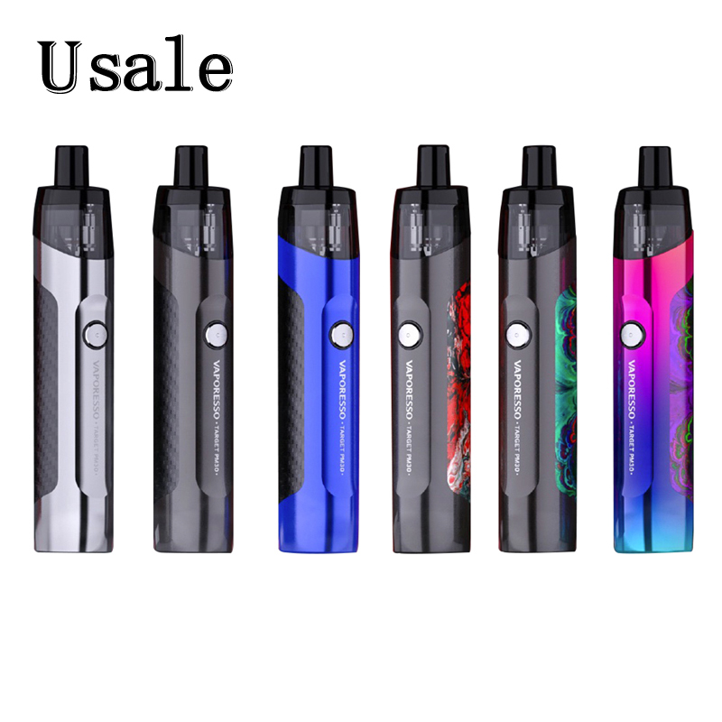 Vaporesso Target PM30 Pod Kit 30W Mod Built-in 1200mAh Battery 3.5ml Pod Cartridge with 1.2ohm 0.6ohm GTX Mesh Coil 100% Authentic, Black
Vaporesso Target PM30 Pod Kit 30W Mod Built-in 1200mAh Battery 3.5ml Pod Cartridge with 1.2ohm 0.6ohm GTX Mesh Coil 100% Authentic, Black
