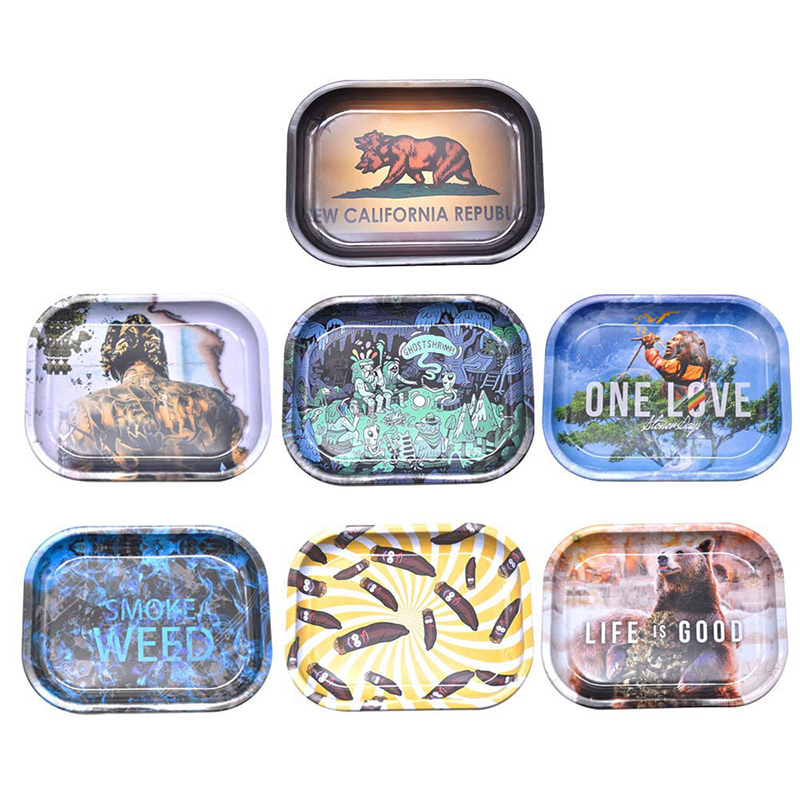 Stylish New Pattern Rolling Tray Large Size 7''*5.5'' Metal Tray Tobacco Animals Herb for Smoking Pipes Accories
Stylish New Pattern Rolling Tray Large Size 7''*5.5'' Metal Tray Tobacco Animals Herb for Smoking Pipes Accories