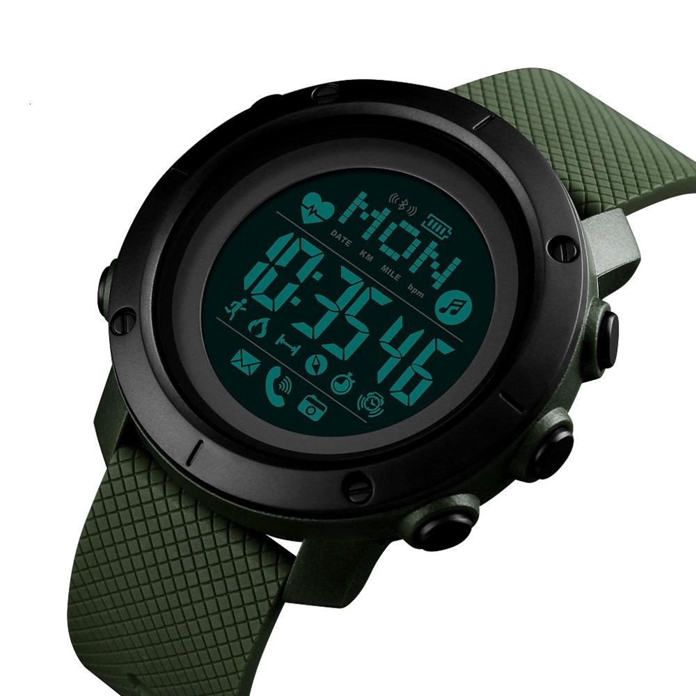 SKMEI Sport Watch Men Waterproof Watch Compass Digital Wristwatches Heart Rate Calories Clock reloj hombre CJ191213, Black
SKMEI Sport Watch Men Waterproof Watch Compass Digital Wristwatches Heart Rate Calories Clock reloj hombre CJ191213, Black