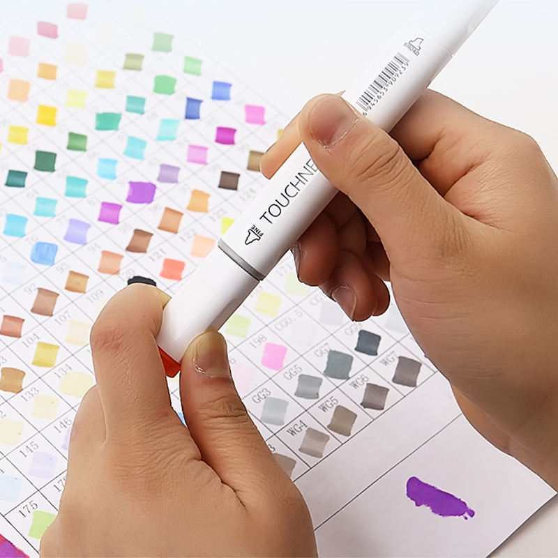 TOUCHNEW 30/40/60/80 Color Markers Manga Drawing Markers Pen Alcohol Based Sketch Oily Dual Marker Pen Art Supplies
TOUCHNEW 30/40/60/80 Color Markers Manga Drawing Markers Pen Alcohol Based Sketch Oily Dual Marker Pen Art Supplies