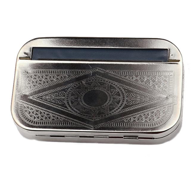 Hot-selling 110 mm silver cigarette box semi-automatic stainless steel metal box cigarette maker
Hot-selling 110 mm silver cigarette box semi-automatic stainless steel metal box cigarette maker