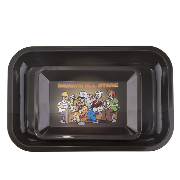 Rolling Tray Dabbing Trays Small & Large Size 18cm*12.5cm*1.3cm 27cm*17.5cm*2.3cm Metal Tobacco Brass Plate Herb Handroller Wholesale
Rolling Tray Dabbing Trays Small & Large Size 18cm*12.5cm*1.3cm 27cm*17.5cm*2.3cm Metal Tobacco Brass Plate Herb Handroller Wholesale