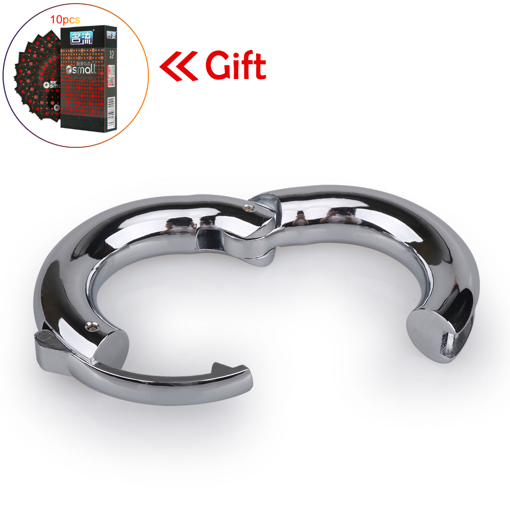 Stainless Steel Smoother Ball Stretcher Penis Ring Cock Ring Sex Toys for Men Good Cockring Time Delay Ejaculation Dick Ring T200510
Stainless Steel Smoother Ball Stretcher Penis Ring Cock Ring Sex Toys for Men Good Cockring Time Delay Ejaculation Dick Ring T200510