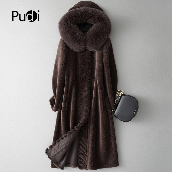 PUDI A18179 women' winter real wool fur collar warm jacket coat lady Long coat jacket overcoat, Coffee
PUDI A18179 women' winter real wool fur collar warm jacket coat lady Long coat jacket overcoat, Coffee