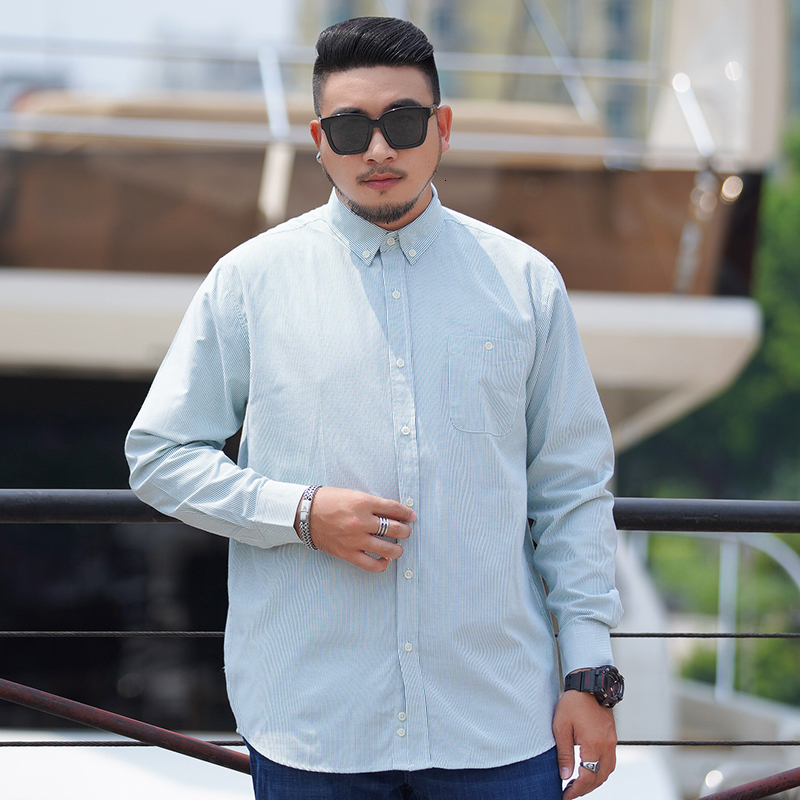 new plus size 10XL Mens Long Sleeve Solid Oxford Dress Shirt with Left Chest Pocket High-quality Male Casual Tops Button Shirts, Blue
new plus size 10XL Mens Long Sleeve Solid Oxford Dress Shirt with Left Chest Pocket High-quality Male Casual Tops Button Shirts, Blue