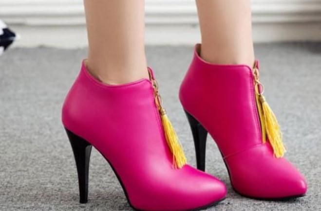 2018 Women's Boots in winter with New style High heel fine heel pointed end Keep warm Non-slip @67, White
2018 Women's Boots in winter with New style High heel fine heel pointed end Keep warm Non-slip @67, White