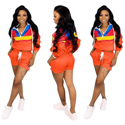 New Arrival Women Casual Outfit Tracksuit Long Sleeve Hooded Zipper Top and Pocket Hot Pants Two Piece Sets Sportswear Suits P280, Yellow
New Arrival Women Casual Outfit Tracksuit Long Sleeve Hooded Zipper Top and Pocket Hot Pants Two Piece Sets Sportswear Suits P280, Yellow