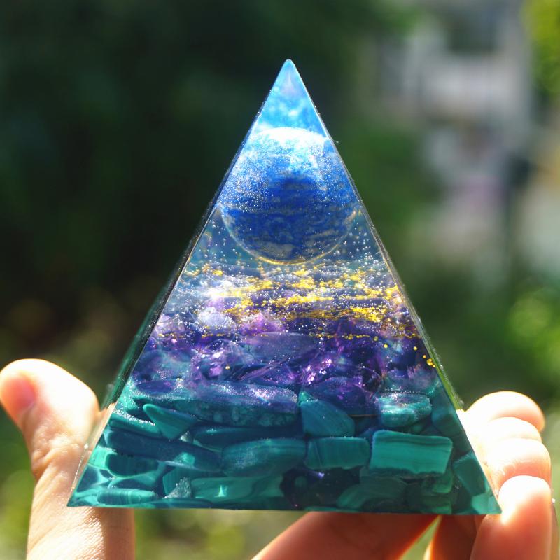 Other Handmade Lapis Lazuli Sphere Orgone Pyramid Amethyst Malachite Crystal Healing Orgonite 60mm
Other Handmade Lapis Lazuli Sphere Orgone Pyramid Amethyst Malachite Crystal Healing Orgonite 60mm