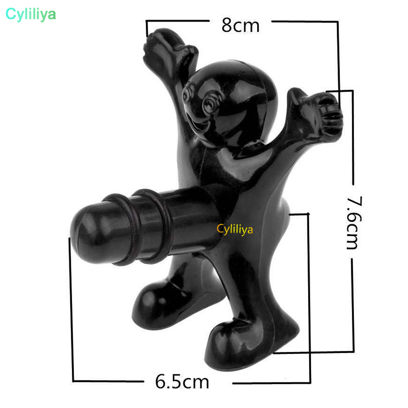 Funny Happy Man Design Wine Stoppers Mini Beer Bottle Openers Wine Cockscrew Kitchen Bar Creative Wine Beer Openers Plugs Red Blac1115235